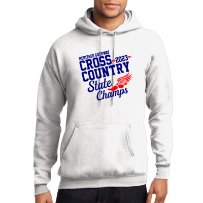 Heritage State Champs Hoodie Cross Country - WHITE Thumbnail